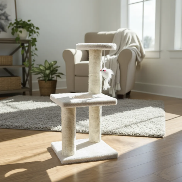 Rascador Para Gatos Gimnasio Torre Arbol Cama Mueble.