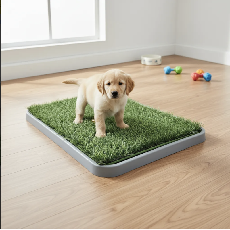 Bandeja Sanitaria Para Perros Alfombra Baño Cachorro Pasto.