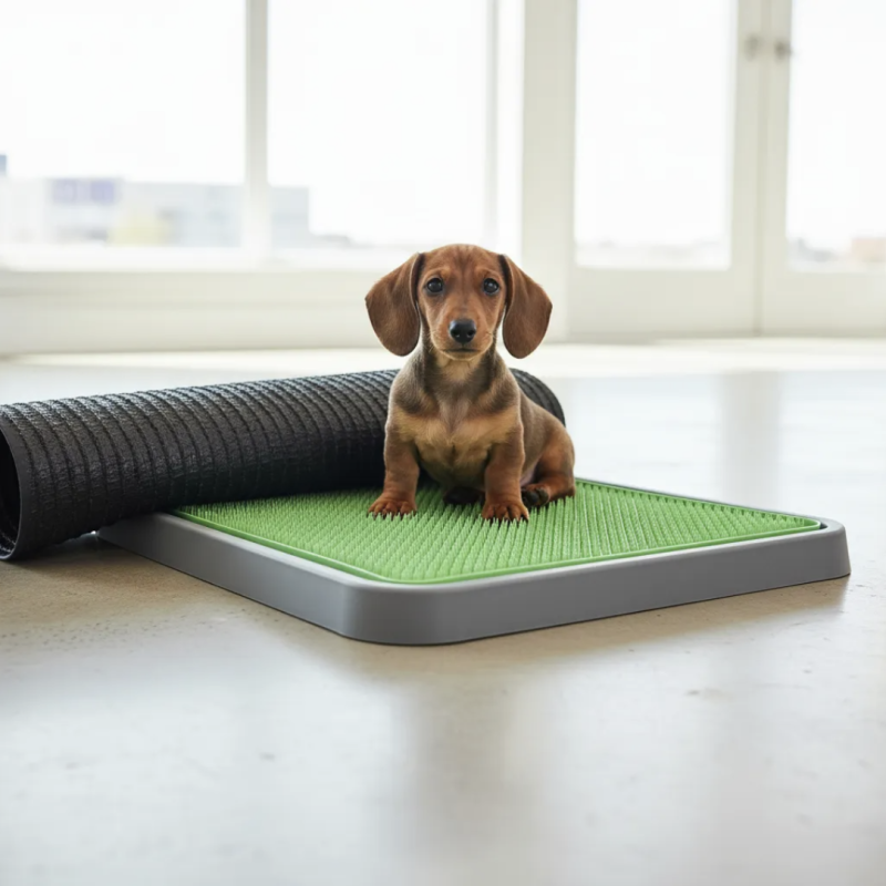 Bandeja Sanitaria Para Perros Alfombra Baño Cachorro Pasto.