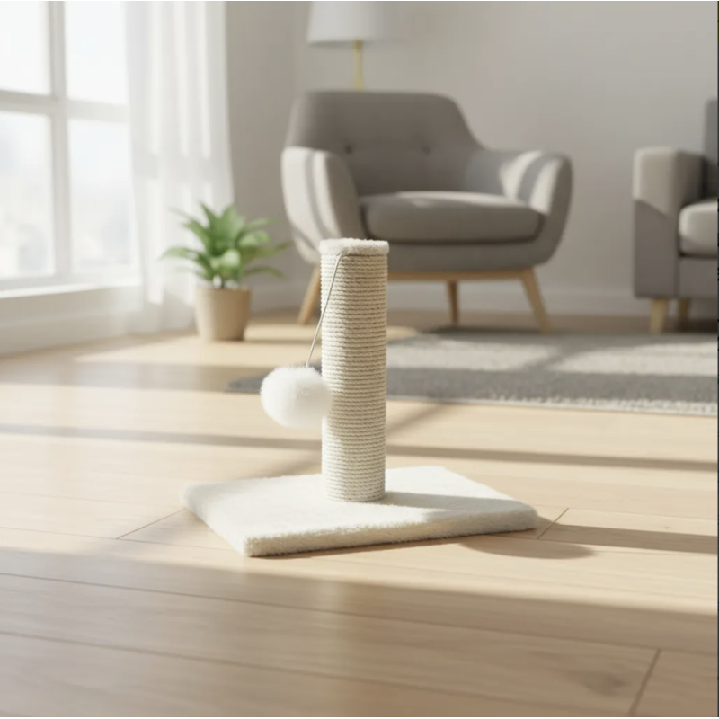 Rascador Para Gatos Torre Juguete Mascota 2 Pisos Mueble