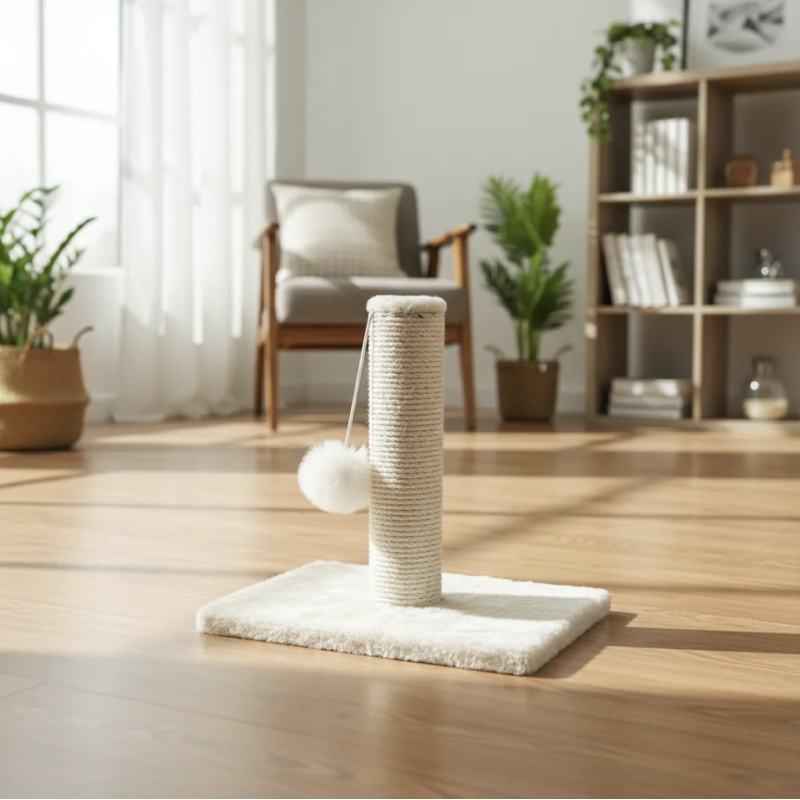 Rascador Para Gatos Torre Juguete Mascota 2 Pisos Mueble