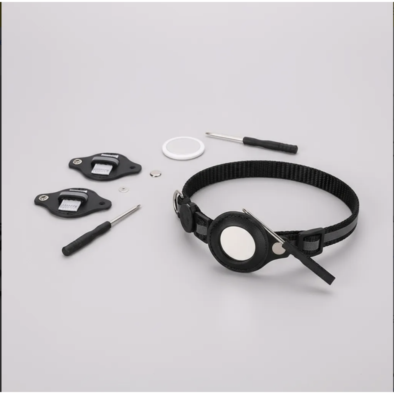 Collar Para Gatos Rastreable P/ Airtag Regulable Reflectivo.