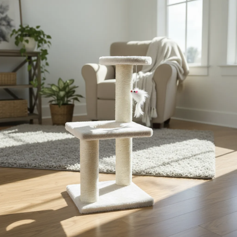 Rascador Para Gatos Gimnasio Torre Arbol Cama Mueble.