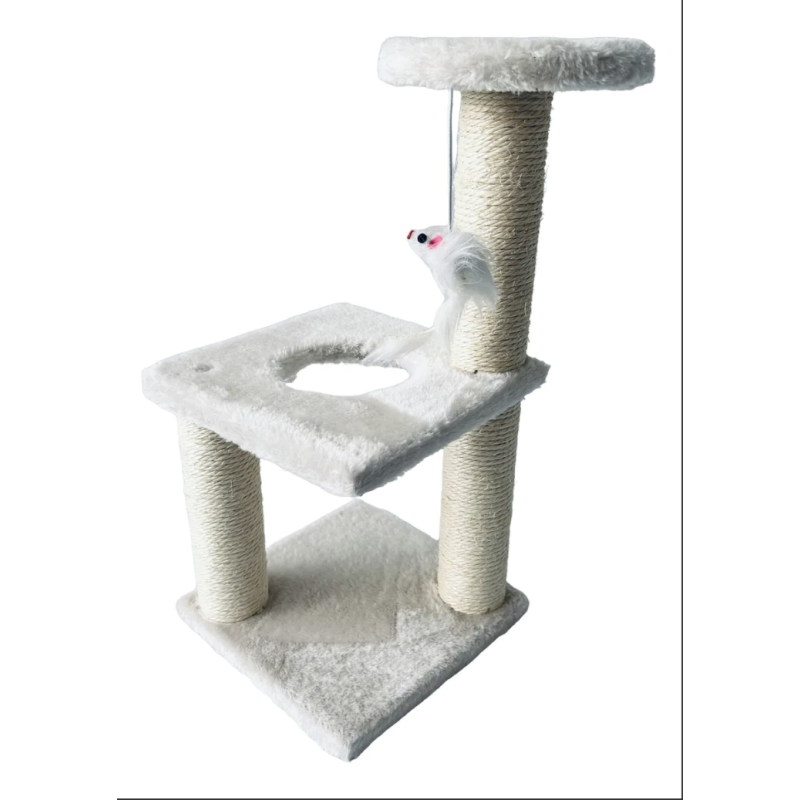 Rascador Para Gatos Gimnasio Torre Arbol Cama Mueble.