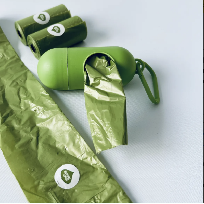 Bolsas Biodegradables Para Perros Heces Dispenser Mosqueton