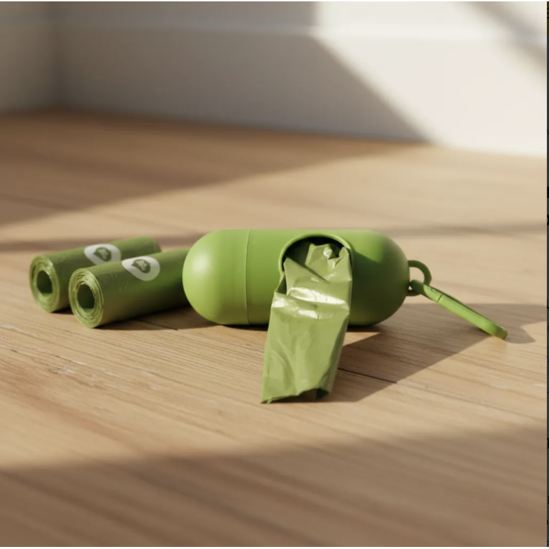 Bolsas Biodegradables Para Perros Heces Dispenser Mosqueton