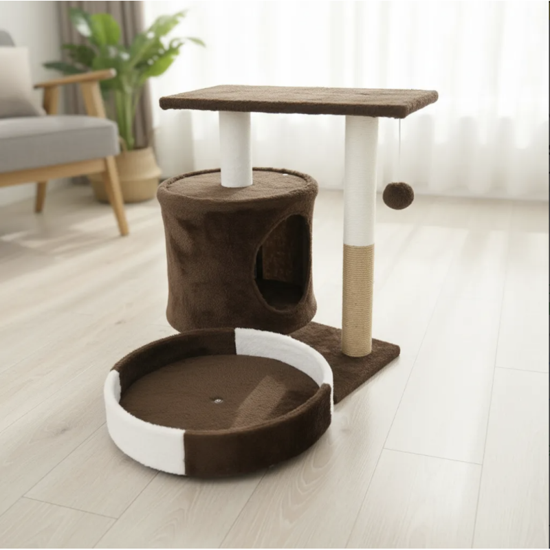 Rascador Para Gatos Cama Gimnasio Torre Arbol Cama Y Cucha.