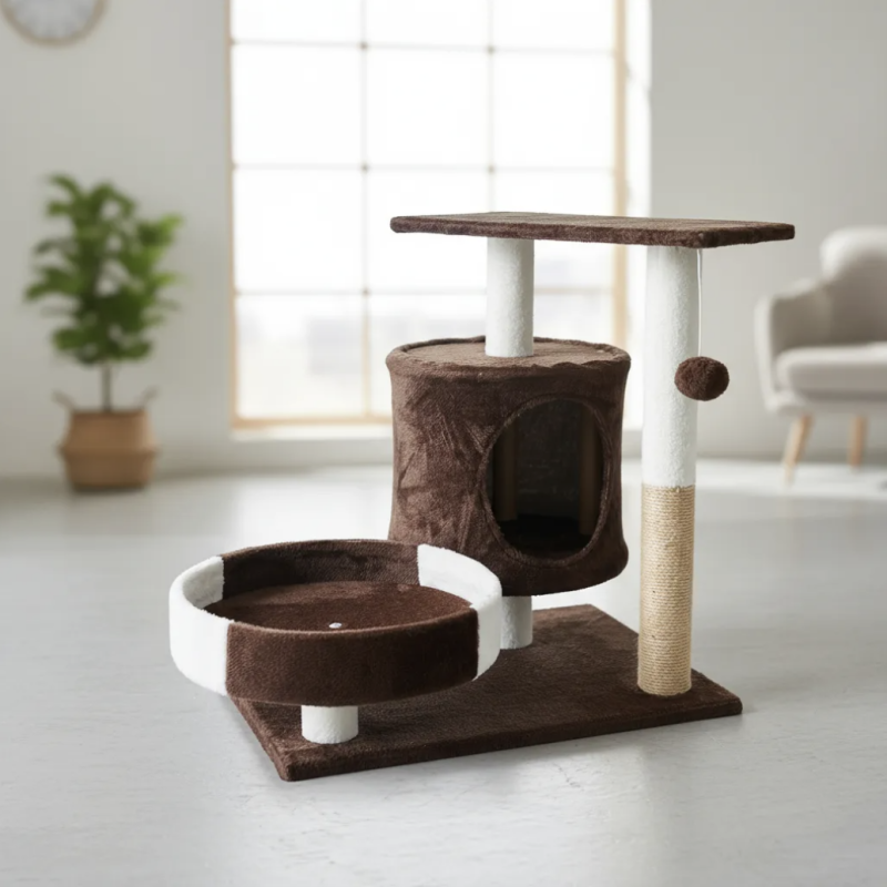 Rascador Para Gatos Cama Gimnasio Torre Arbol Cama Y Cucha.