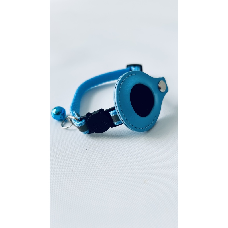 Collar Para Gatos Rastreable P/ Airtag Regulable Reflectivo.